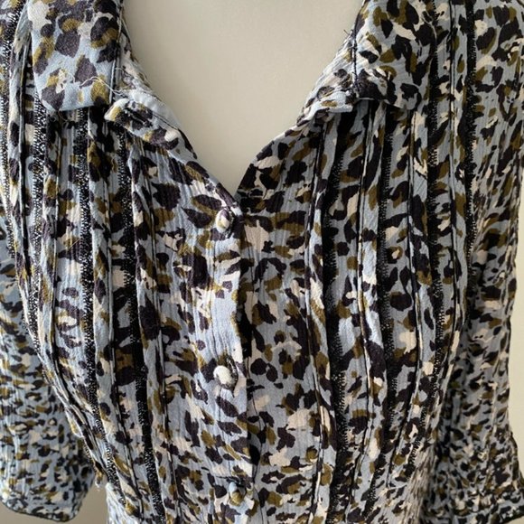 Zadig & Voltaire Raspail Leo Dress Blue Size S - Picture 11 of 12